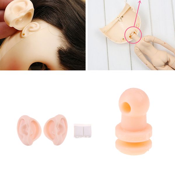1/6 doll ears neck connector set for 12inch rbl blythe custom making supplies white skin
1/6 doll ears neck connector set for 12inch rbl blythe custom making supplies white skin