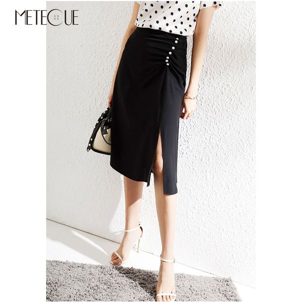 side pearls high waisted skirt with side split 2019 spring summer fashion black asymmetrical skirt 2019 summer
side pearls high waisted skirt with side split 2019 spring summer fashion black asymmetrical skirt 2019 summer