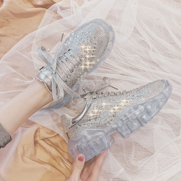 women shoes chunky dad shoes female sneakers breathable fashion rhinestone thick sole ladies platform non-slip trainers, Black
women shoes chunky dad shoes female sneakers breathable fashion rhinestone thick sole ladies platform non-slip trainers, Black