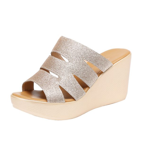 platform slippers women shoes summer 2020 bling high heels wedges slides ladies slippers gold black red plus size 33-43
platform slippers women shoes summer 2020 bling high heels wedges slides ladies slippers gold black red plus size 33-43