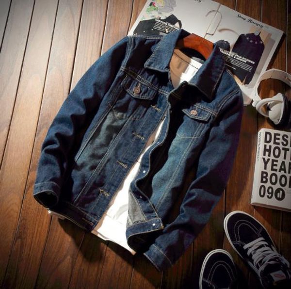 2019 new men's jean jacket spring autumn slim fit cotton denim jacket blue jean coats men cowboy youth men big size 3xl, Black;brown
2019 new men's jean jacket spring autumn slim fit cotton denim jacket blue jean coats men cowboy youth men big size 3xl, Black;brown