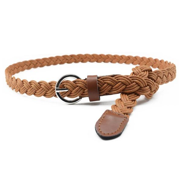 105cm fashion women's braided wax rope narrow thin buckle belts harajuku skinny adjustable no hole waist belts dress waistbands, Black;brown
105cm fashion women's braided wax rope narrow thin buckle belts harajuku skinny adjustable no hole waist belts dress waistbands, Black;brown