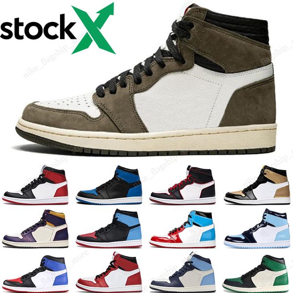 travis scotts jumpman 1 1s high og basketball shoes shattered backboard tubro green pine green game royal designer mens sports sneakers
travis scotts jumpman 1 1s high og basketball shoes shattered backboard tubro green pine green game royal designer mens sports sneakers