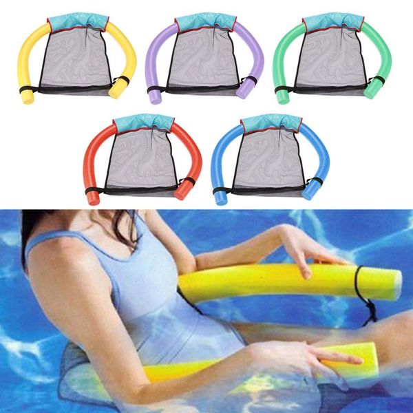 Floating Chair For Swimming Pool Party Kids Bed Seat Water Relaxation Flodable Swimming Ring Pool Toys Noodle Chair Relaxation