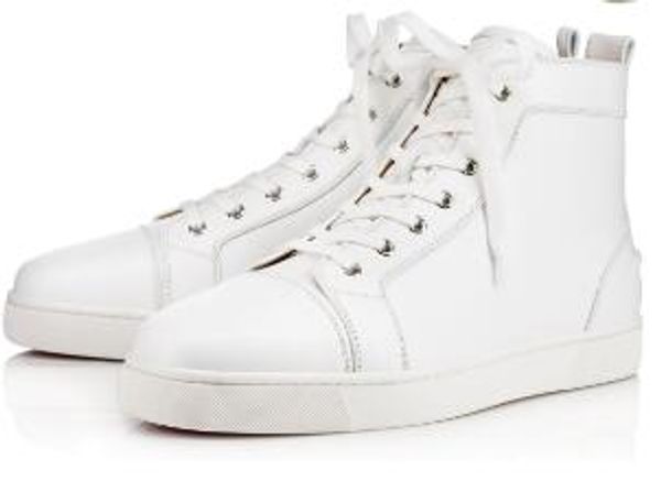 red suede + mix spikes high red bottom sneakers shoes for women,men famous brand casual walking -- party wedding with box, Black
red suede + mix spikes high red bottom sneakers shoes for women,men famous brand casual walking -- party wedding with box, Black