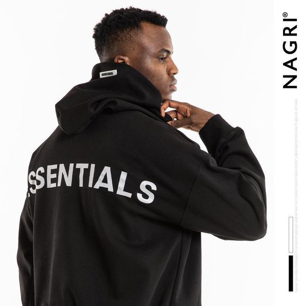 nagri european and american tide essentials men's fog reflective cuff embroidery high street loose casual sports hooded sweater men, Black;brown
nagri european and american tide essentials men's fog reflective cuff embroidery high street loose casual sports hooded sweater men, Black;brown