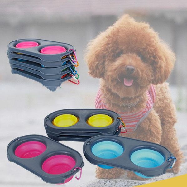 travel easy to carry dog folding bowl dual-use folding silicone double bowl dog basin pet supplies cat food bowl non-slip eating utensils
travel easy to carry dog folding bowl dual-use folding silicone double bowl dog basin pet supplies cat food bowl non-slip eating utensils