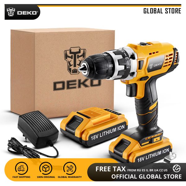 deko gcd18du2 18v mini power driver led power tool variable speed cordless drill home diy electric screwdriver 2 lithium battery
deko gcd18du2 18v mini power driver led power tool variable speed cordless drill home diy electric screwdriver 2 lithium battery