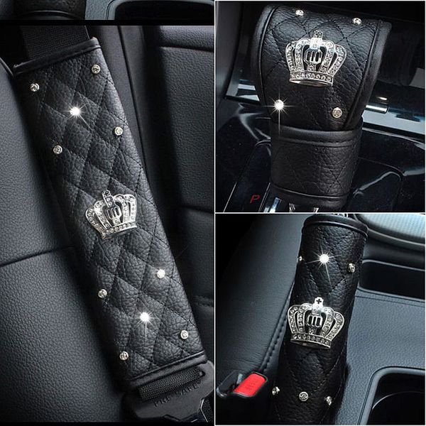 universal crystal car seat belt cover diamond hand brake gear cover auto seat belt shoulder pad car styling suit for all
universal crystal car seat belt cover diamond hand brake gear cover auto seat belt shoulder pad car styling suit for all