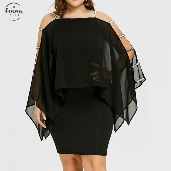 women summer new fashion dresses plus size solid ladder overlay casual dresses asymmetric chiffon strapless loose dress sundress z0406, Black;gray
women summer new fashion dresses plus size solid ladder overlay casual dresses asymmetric chiffon strapless loose dress sundress z0406, Black;gray