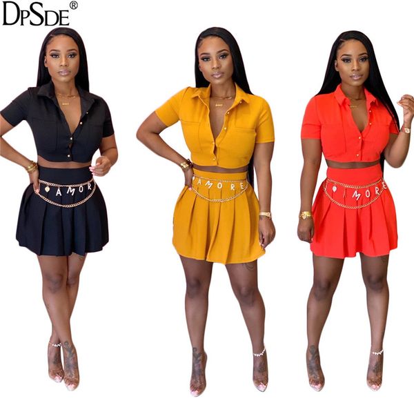 two piece dress women 2021 casual fair maiden style short sleeve lapel single-breasted elastic mini skirt sets, White
two piece dress women 2021 casual fair maiden style short sleeve lapel single-breasted elastic mini skirt sets, White