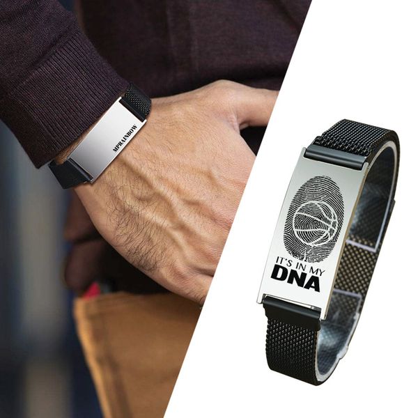 men stainless steel stretch mesh id bracelet for jewelry with magnetic buckle personalized fits any wrist, Golden;silver
men stainless steel stretch mesh id bracelet for jewelry with magnetic buckle personalized fits any wrist, Golden;silver