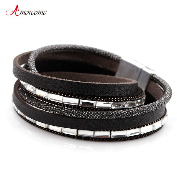 amorcome handmade black multilayers leather bracelet alloy vintage bohemian charm wrap bracelets & bangles for women jewelry, Golden;silver
amorcome handmade black multilayers leather bracelet alloy vintage bohemian charm wrap bracelets & bangles for women jewelry, Golden;silver