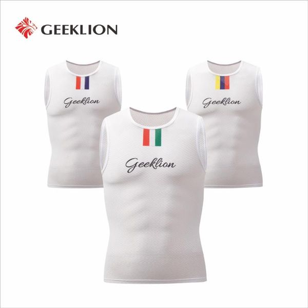 geeklion breathable summer cycling vest sleeveless close fitting bike underwear mtb cycling clothing keeping-dry undershirt, Black;red
geeklion breathable summer cycling vest sleeveless close fitting bike underwear mtb cycling clothing keeping-dry undershirt, Black;red