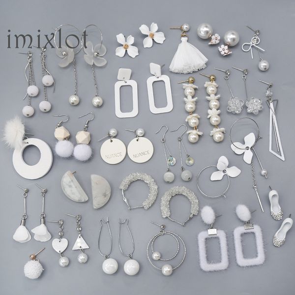 white designs drop earrings geometric romantic flowers dangle earring women wedding statement handmade jewelry bijoux, Silver
white designs drop earrings geometric romantic flowers dangle earring women wedding statement handmade jewelry bijoux, Silver