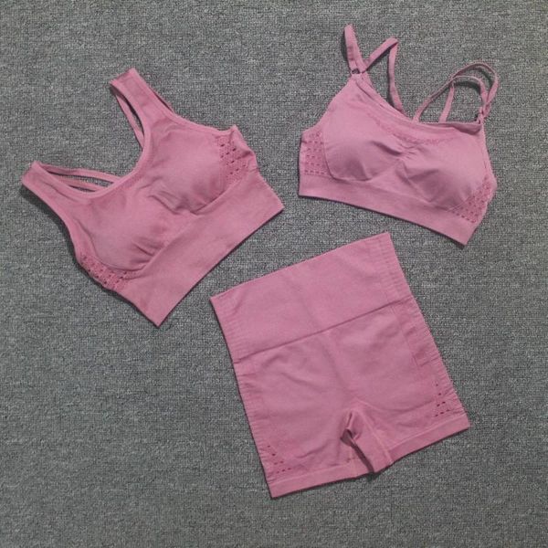 3pcs seamless yoga set women gym workout clothes 2 sport bras+high waist shorts push up hip running short fitness sports suits
3pcs seamless yoga set women gym workout clothes 2 sport bras+high waist shorts push up hip running short fitness sports suits