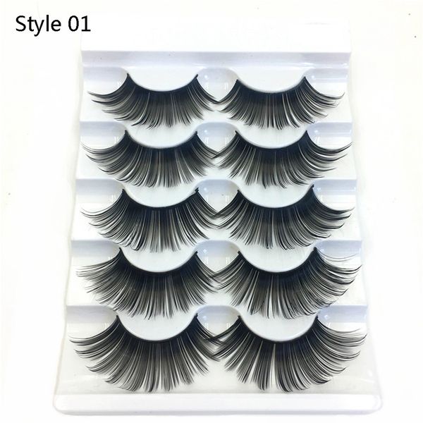 5 pairs 3d faux mink false eyelashes wispies flared natural makeup lashes handmade cruelty-criss-cross fake eyelashe
5 pairs 3d faux mink false eyelashes wispies flared natural makeup lashes handmade cruelty-criss-cross fake eyelashe