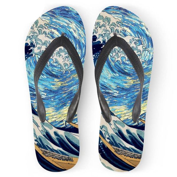 customized flip flops women summer 2019 art painting starry night wave printing beach flat water flip flops for ladies slippers
customized flip flops women summer 2019 art painting starry night wave printing beach flat water flip flops for ladies slippers