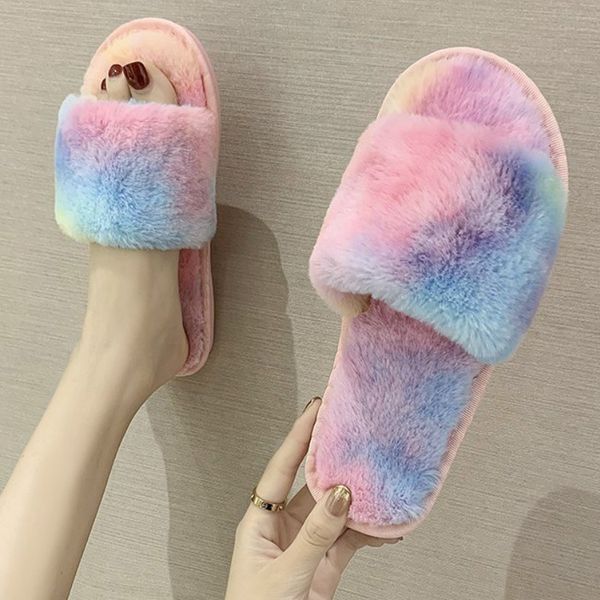 slippers autumn summer trend women fur cute slides ladies flats shoes slip on multicolor home furry warm female, Black
slippers autumn summer trend women fur cute slides ladies flats shoes slip on multicolor home furry warm female, Black