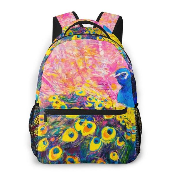 2020 oln travel backpacks colorful peacock oil painting girl backpack for women large capacity school bag for teenage
2020 oln travel backpacks colorful peacock oil painting girl backpack for women large capacity school bag for teenage