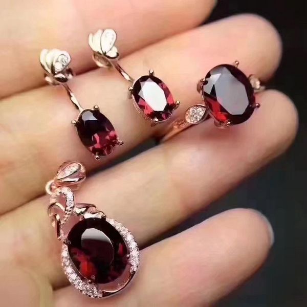 fidelity natural mozambique garnet s925 sterling silver fine jewelry sets for women wedding natural red gemstone, Black
fidelity natural mozambique garnet s925 sterling silver fine jewelry sets for women wedding natural red gemstone, Black