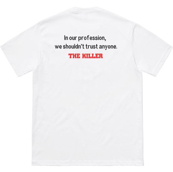 designer t shirt 20ss the killer trust tee men logo movie star for men women couple short sleeved summer high street clothing wholesale, White;black
designer t shirt 20ss the killer trust tee men logo movie star for men women couple short sleeved summer high street clothing wholesale, White;black