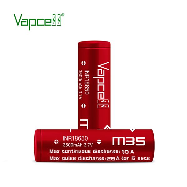 hipping vapcell 18650 battery 3500mah 10a / 25a m35 3.7v li-ion rechargeable battery for box mod e-cig smoke vape
hipping vapcell 18650 battery 3500mah 10a / 25a m35 3.7v li-ion rechargeable battery for box mod e-cig smoke vape