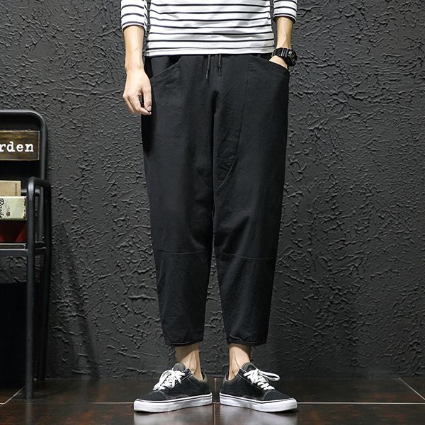 ashion breathing pant men's casual pants cotton hip hop ankle-length men pencil pants black fashion casual trousers male new hot
ashion breathing pant men's casual pants cotton hip hop ankle-length men pencil pants black fashion casual trousers male new hot