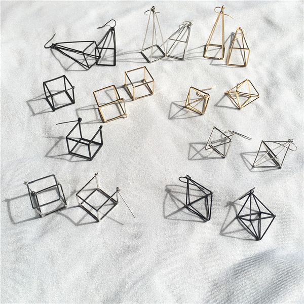 european and american earrings jewelry personality geometric three-dimensional pyramid small lantern earrings female earrings valentine', Golden;silver
european and american earrings jewelry personality geometric three-dimensional pyramid small lantern earrings female earrings valentine', Golden;silver