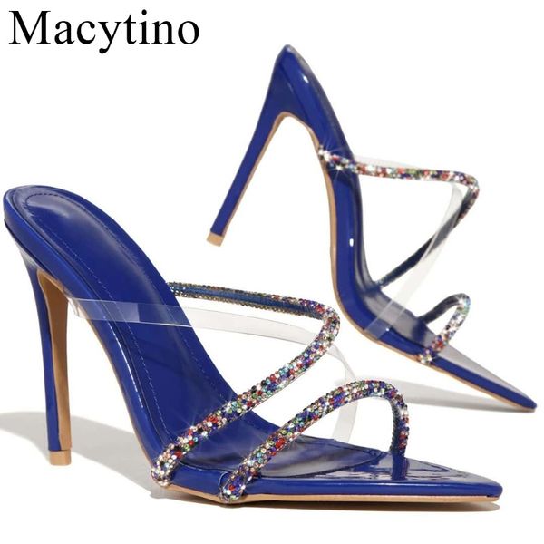 blue pvc outside slipper open toe high heels women transparent perspex slippers shoes shining crystal sandals size 35-43, Black
blue pvc outside slipper open toe high heels women transparent perspex slippers shoes shining crystal sandals size 35-43, Black