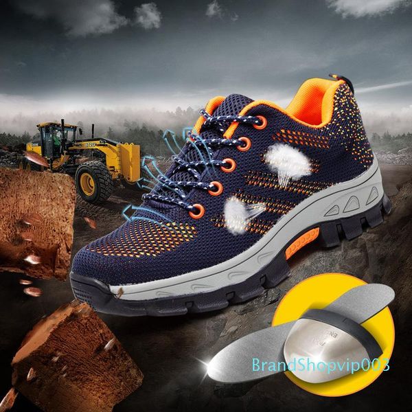 lightweight breathable men safety shoes steel toe work shoes for men anti-smashing construction sneaker with, Black
lightweight breathable men safety shoes steel toe work shoes for men anti-smashing construction sneaker with, Black