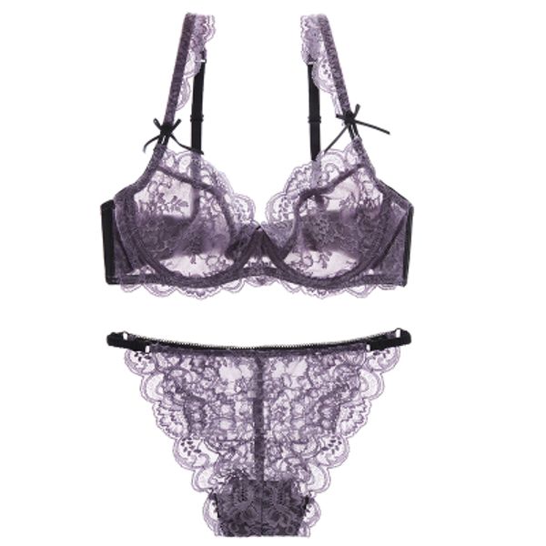 women's underwear set bra fashion purple lace plus size mm ultra-thin white large size bra and panties, Red;black
women's underwear set bra fashion purple lace plus size mm ultra-thin white large size bra and panties, Red;black