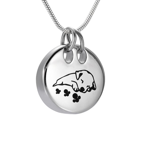 cute sleeping puppy engravable memorial urn necklace pet cremation jewelry ashes holder keepsake locket for animal dog, Silver
cute sleeping puppy engravable memorial urn necklace pet cremation jewelry ashes holder keepsake locket for animal dog, Silver