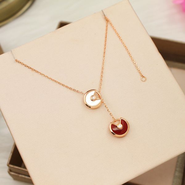 women necklace red agate gourd necklace 18k gold plated necklace woman love gift ing, Silver
women necklace red agate gourd necklace 18k gold plated necklace woman love gift ing, Silver