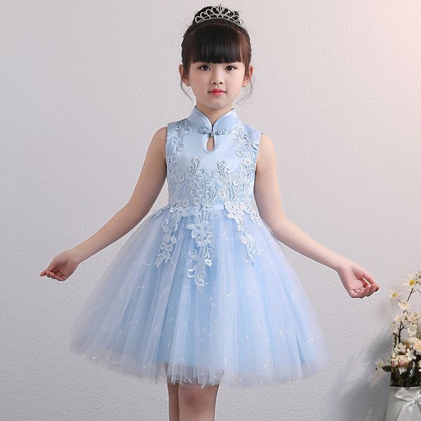 Children's evening dress skirt 2018 summer new cheongsam princess dress vest 3-13 years old girl skirt mesh tutu, Red;yellow
Children's evening dress skirt 2018 summer new cheongsam princess dress vest 3-13 years old girl skirt mesh tutu, Red;yellow