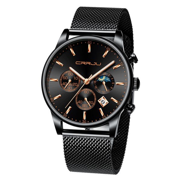 black wrist watches for women men's watches luxury brand quartz chronograph watch fashion bussiness wear rologio donna, Slivery;brown
black wrist watches for women men's watches luxury brand quartz chronograph watch fashion bussiness wear rologio donna, Slivery;brown