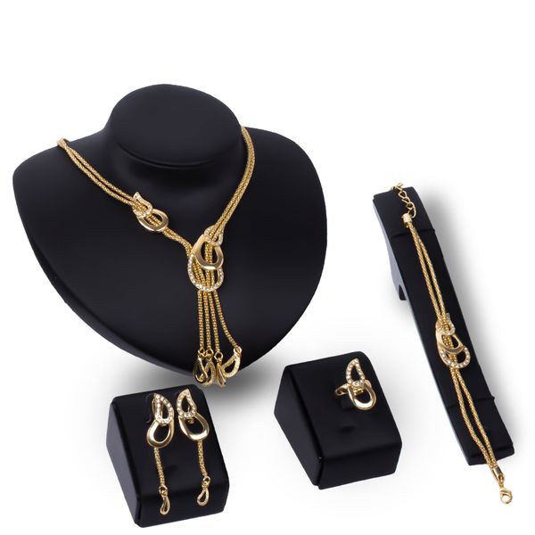 bracelets neckalces earrings rings jewelry sets women fashion rhinestone 18k gold plated water drop tassel wedding jewelry 4-piece set js037, Slivery;golden
bracelets neckalces earrings rings jewelry sets women fashion rhinestone 18k gold plated water drop tassel wedding jewelry 4-piece set js037, Slivery;golden