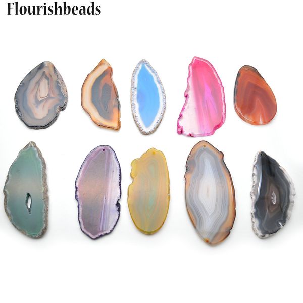 natural agate slab pendants orm stone slice various color selection fashion jewelry, Silver
natural agate slab pendants orm stone slice various color selection fashion jewelry, Silver