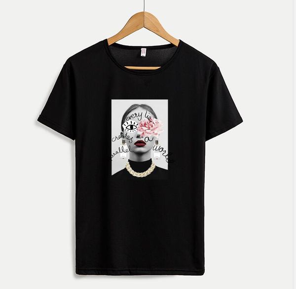 summer mens women t shirts with cute pattern fashional casual round neck mens tee shirts wholesale, White;black
summer mens women t shirts with cute pattern fashional casual round neck mens tee shirts wholesale, White;black