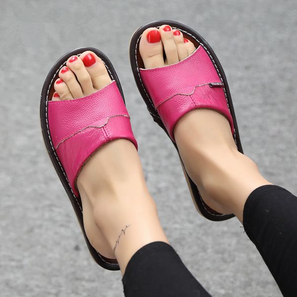 handmade summer genuine leather slippers for women and men household indoor slip-resistant outsole floor cowhide slippers lovers y200706, Black
handmade summer genuine leather slippers for women and men household indoor slip-resistant outsole floor cowhide slippers lovers y200706, Black