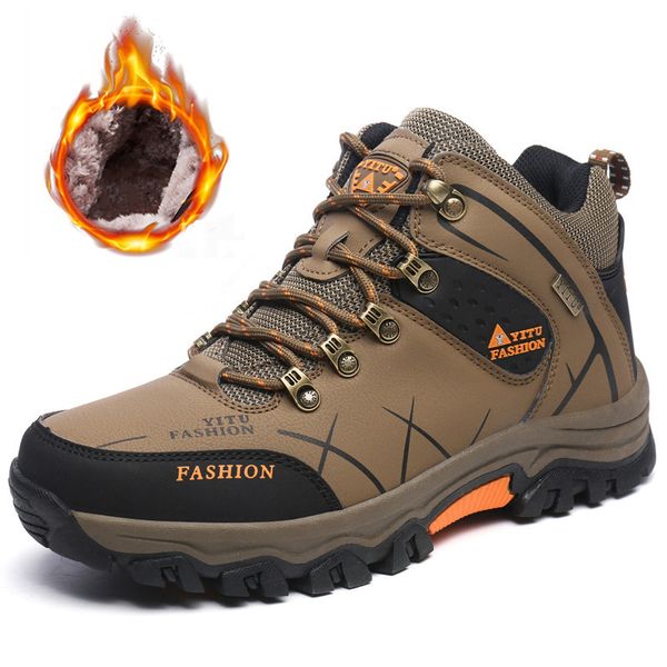 brand men boots winter with plush warm snow boots casual men winter work shoes footwear fashion ankle 39-47, Black
brand men boots winter with plush warm snow boots casual men winter work shoes footwear fashion ankle 39-47, Black