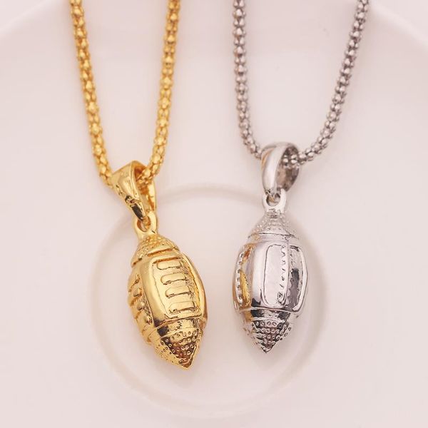 whole sale men necklace fashion sport jewelry silver gold color workout american football fitness chain pendant ball chain gift
whole sale men necklace fashion sport jewelry silver gold color workout american football fitness chain pendant ball chain gift