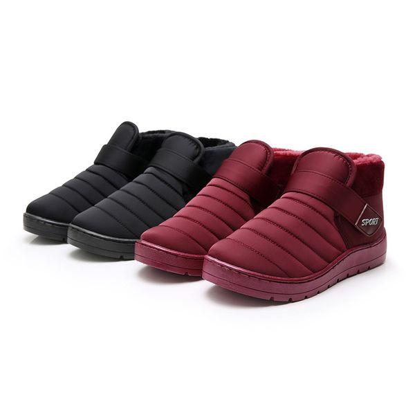 women ankle snow boots winter warm fur plush cotton shoes hook loop lady men female male big large size36-45 injection footwear, Black
women ankle snow boots winter warm fur plush cotton shoes hook loop lady men female male big large size36-45 injection footwear, Black