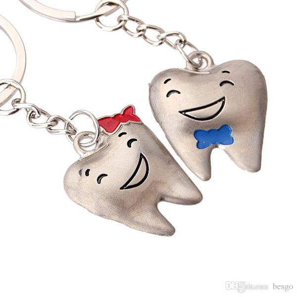wholesale lovely metal mini tooth keyring bag car key chain accessories gift 2 colors smile teeth pendant keychain dh1215
wholesale lovely metal mini tooth keyring bag car key chain accessories gift 2 colors smile teeth pendant keychain dh1215