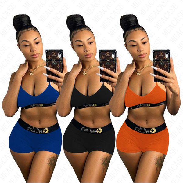 women designer swimsuit 2 piece swimwear branded print sports bra crop tank vests + shorts bikini set beachwear swim bathing suit d61706, White
women designer swimsuit 2 piece swimwear branded print sports bra crop tank vests + shorts bikini set beachwear swim bathing suit d61706, White