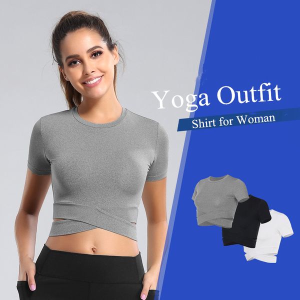 seamless yoga outfit workout clothes for women ladies fitness clothing sportswear sports t-shirts solid color sports wear, White;red
seamless yoga outfit workout clothes for women ladies fitness clothing sportswear sports t-shirts solid color sports wear, White;red