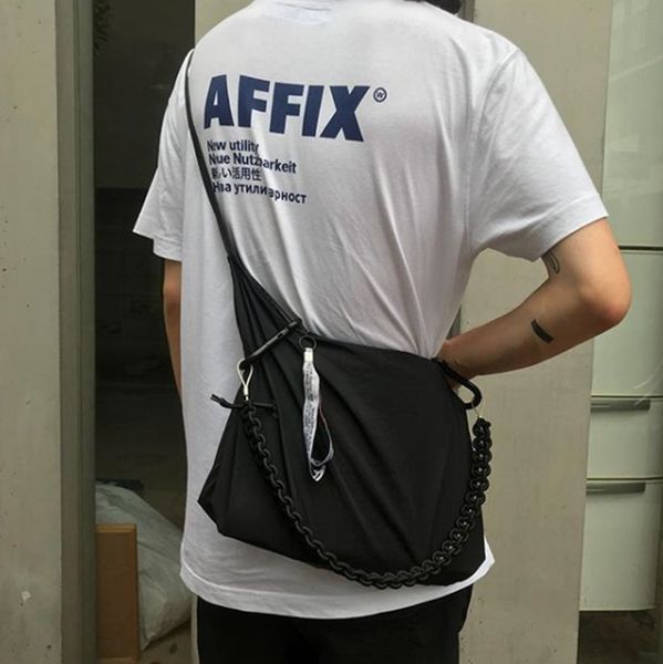 летние мужские дизайнерские футболки affix works kiko slogan print модный бренд с длинным рукавом хлопок повседневный, White;black 
летние мужские дизайнерские футболки affix works kiko slogan print модный бренд с длинным рукавом хлопок повседневный, White;black