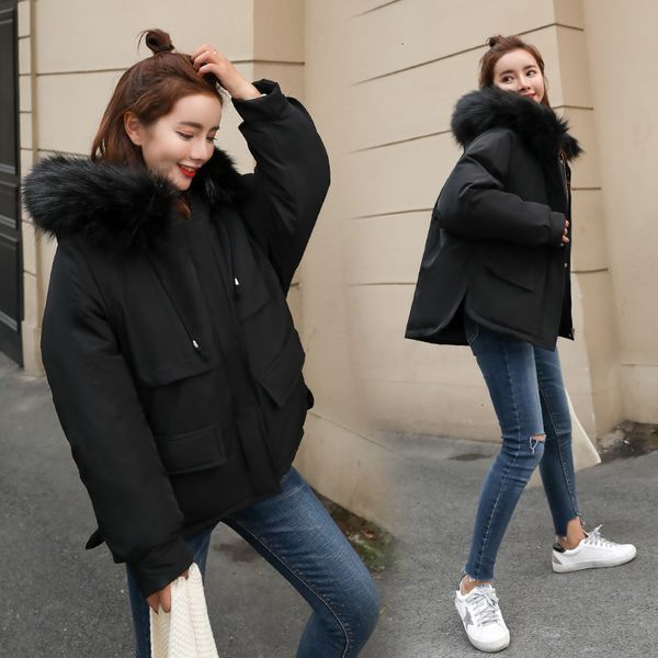 women parkas winter jackets collar fur short parkas loose down cotton coats winter women hooded jackets pink black burgundy snow outwear
women parkas winter jackets collar fur short parkas loose down cotton coats winter women hooded jackets pink black burgundy snow outwear