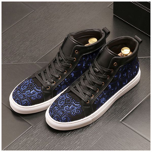 british fashion men's lace-up boots embroidery cow leather shoes flats platform boot punk nightclub wear youth botas sapatos man, Black
british fashion men's lace-up boots embroidery cow leather shoes flats platform boot punk nightclub wear youth botas sapatos man, Black
