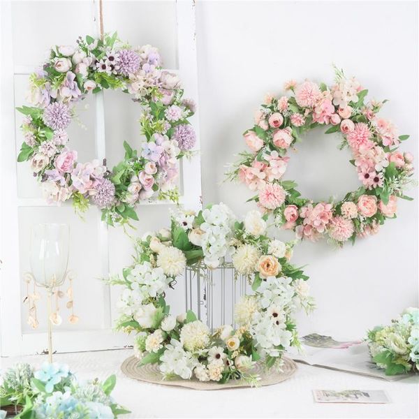 artificial flower wreath fake silk rose peony wreath window diy wedding decoration colorful garland home wall hanging door decor
artificial flower wreath fake silk rose peony wreath window diy wedding decoration colorful garland home wall hanging door decor